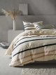Linear Organic Cotton Duvet Cover Set